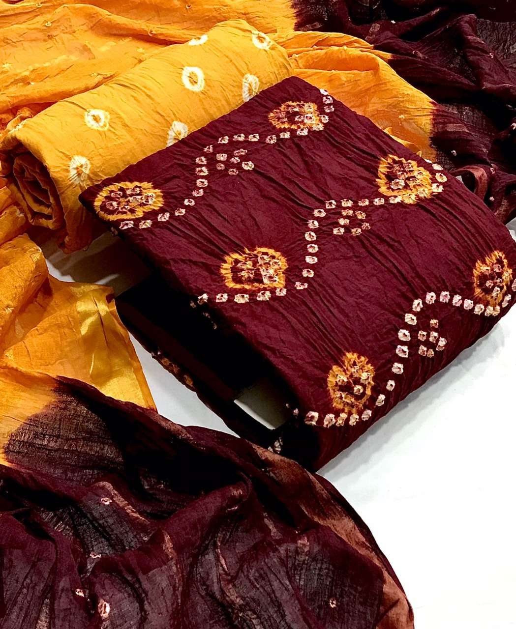 Bandhani Suits Vol 23 Printed Cotton Bandhani Dress Material at Wholesale Rate