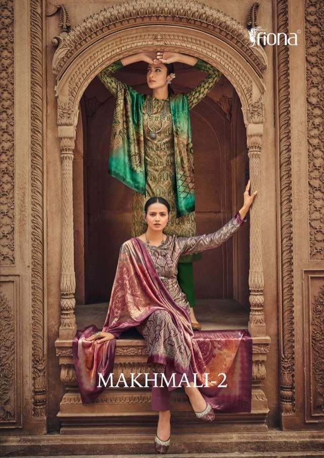 Fiona Makhmali Vol 2 Digital Printed Velvet Dress Material Collection at Wholesale Rate