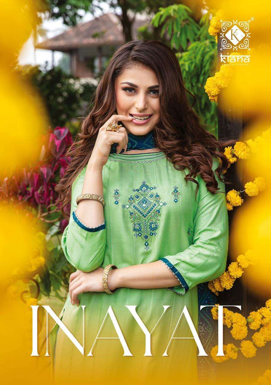 Kiana fashion inayat heavy viscose lurex with embroidery handwork readymade suits at wholesale Rate 