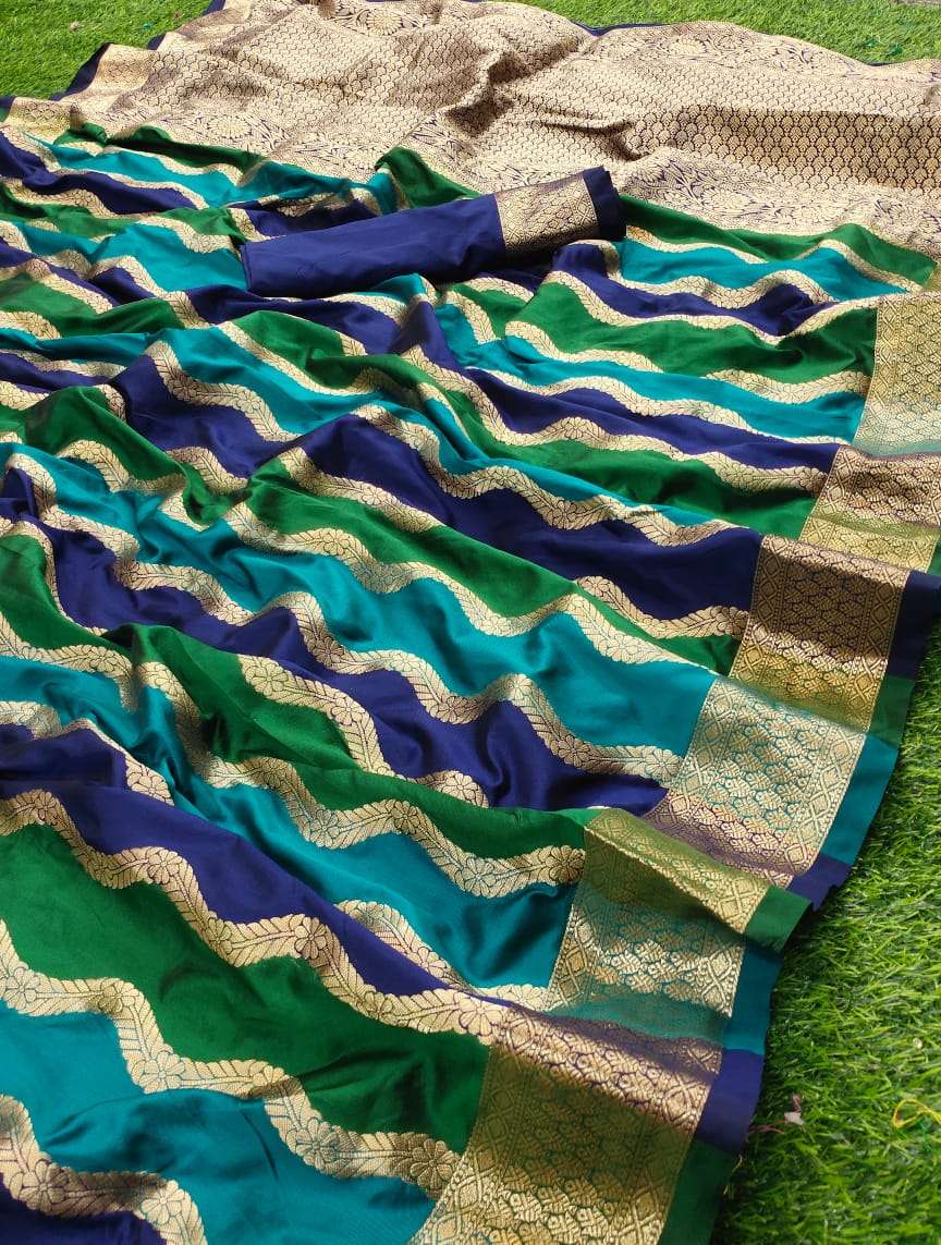 Kashyap Soft Banarasi Silk With Jari Weaving Sarees Collection At Wholesale Rate