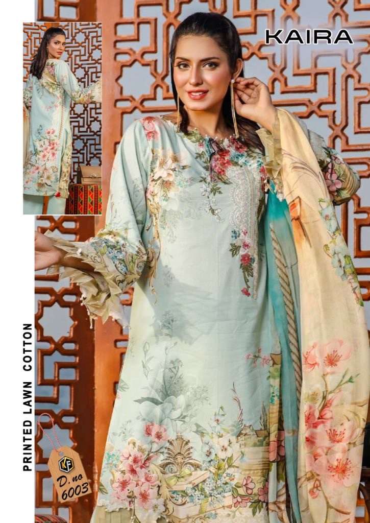 Keval fab kaira hit list printed heavy cotton pakistani dress material collection at wholesale Rate 