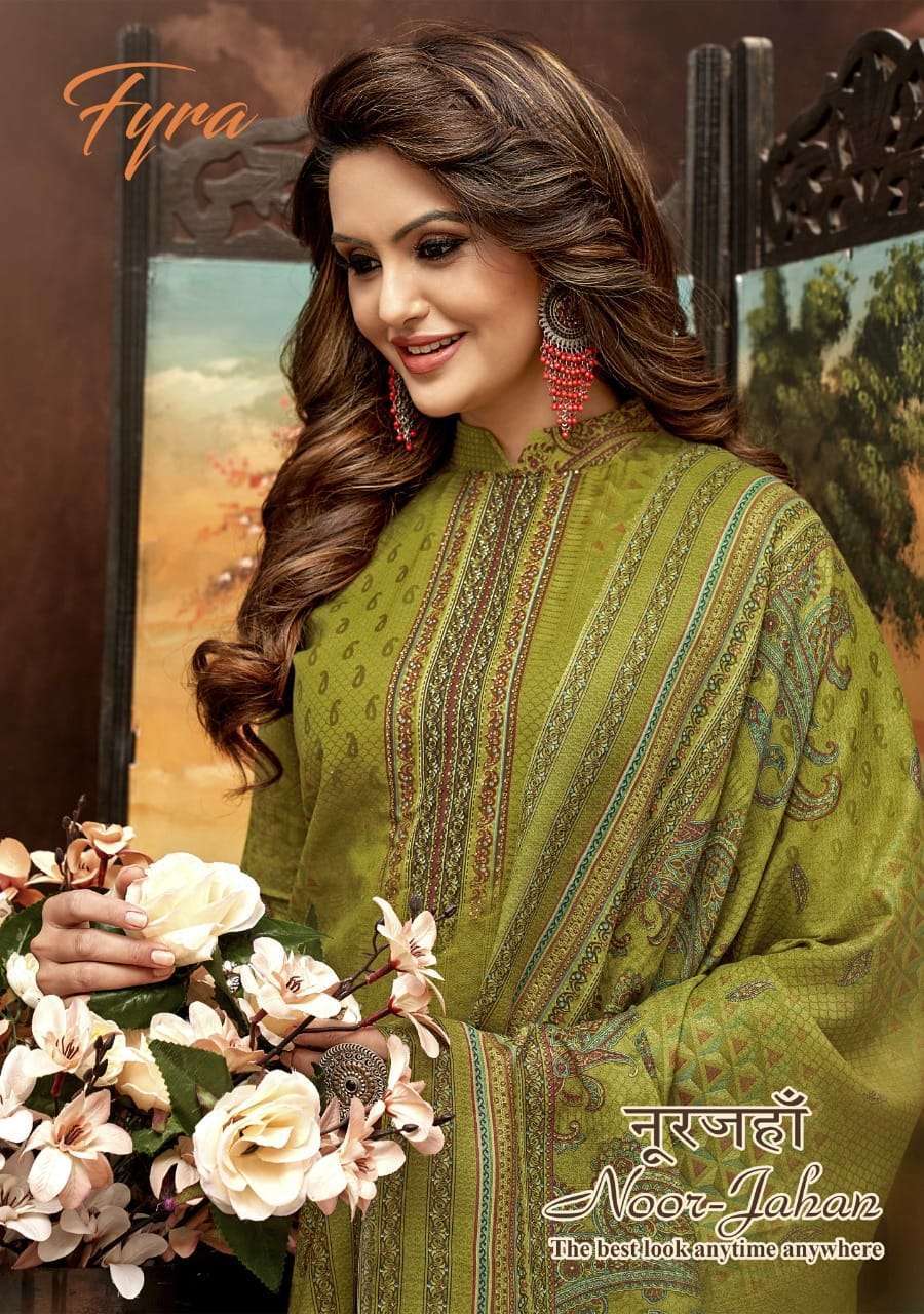 Alok suits fyra noor jahan vol 2 printed pure soft cotton with swarovski diamond work dress material at wholesale Rate 