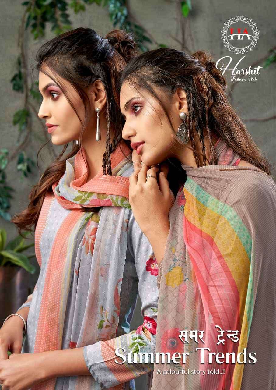 Alok Suits Harshit Fashion Summer Trends Printed Jam Cotton Dress Material at Wholesale Rate