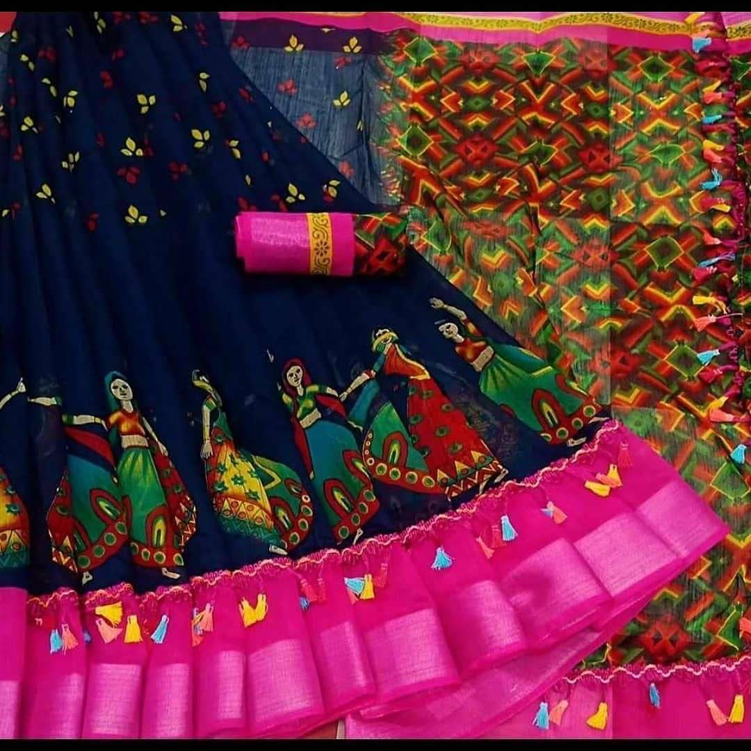 Katt - putti cotton with printed saree collection
