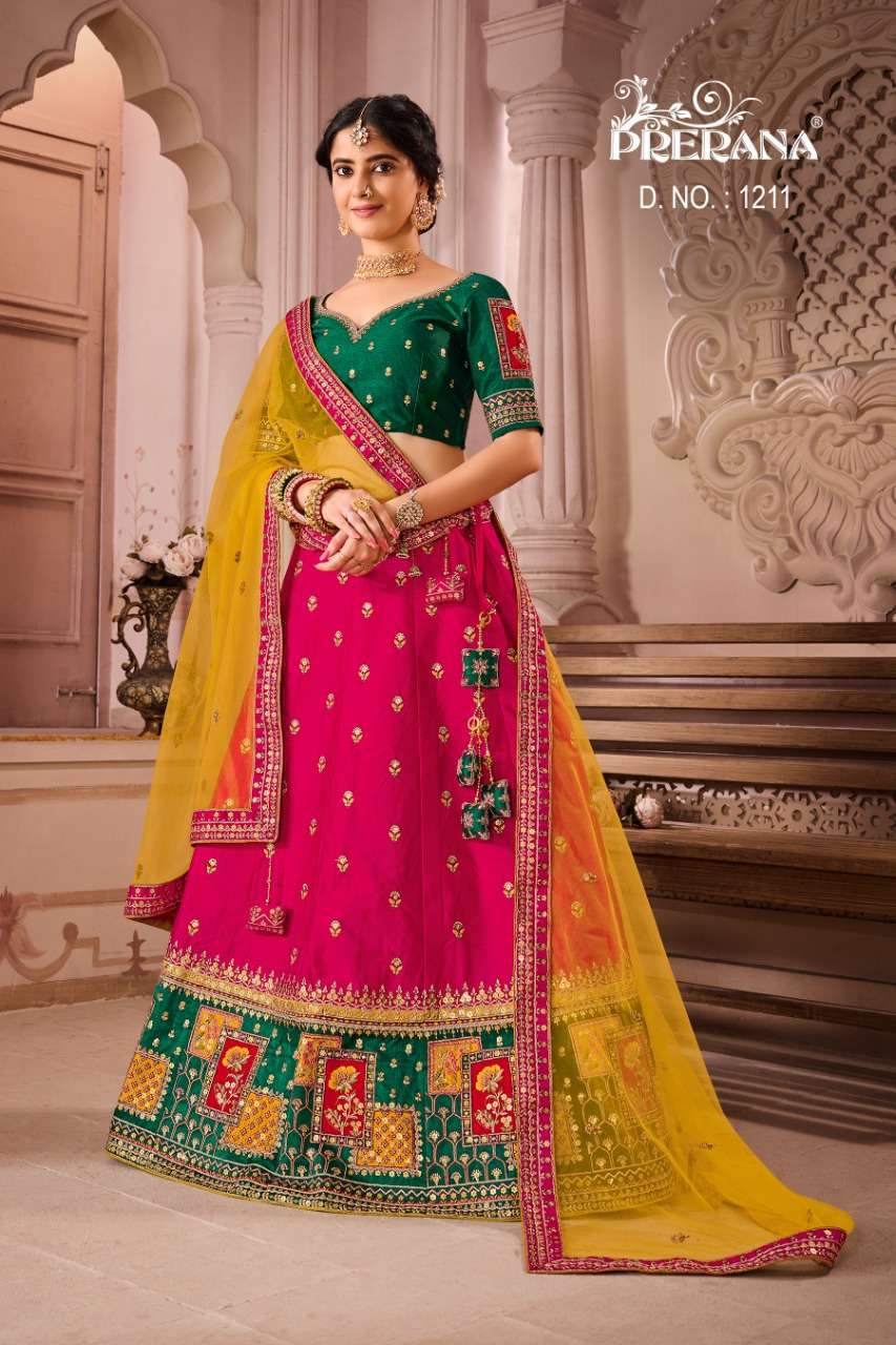 Prerna 1200 series Designer wedding wear lehenga choli collection