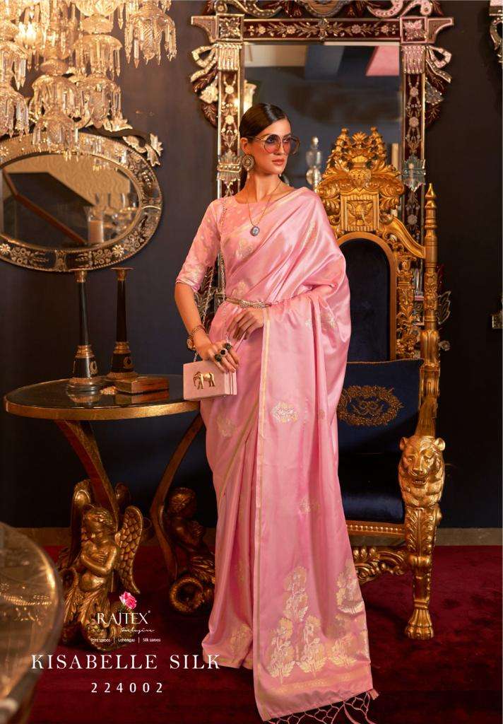 Rajtex Kisabelle Satin Silk With Party wear saree collection