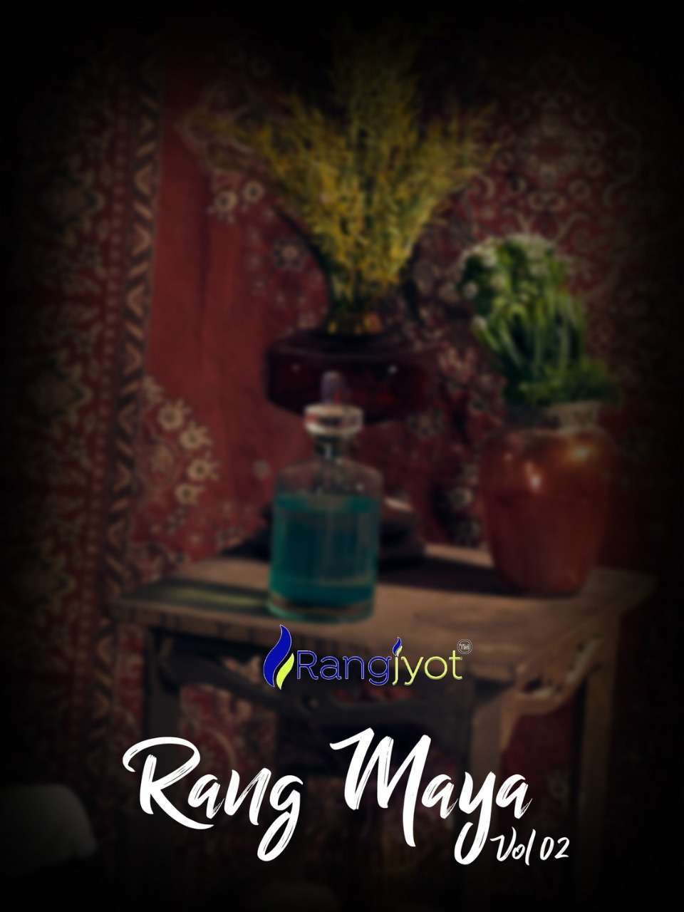 Rangjyot rang maya vol 2 printed rayon with work readymade suits at wholesale Rate 