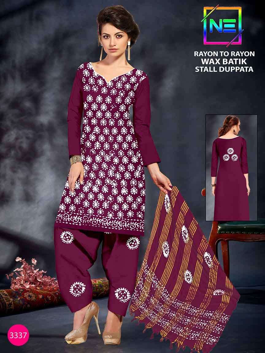 Buy Batik Salwar Material | Ladies Fashion Hub