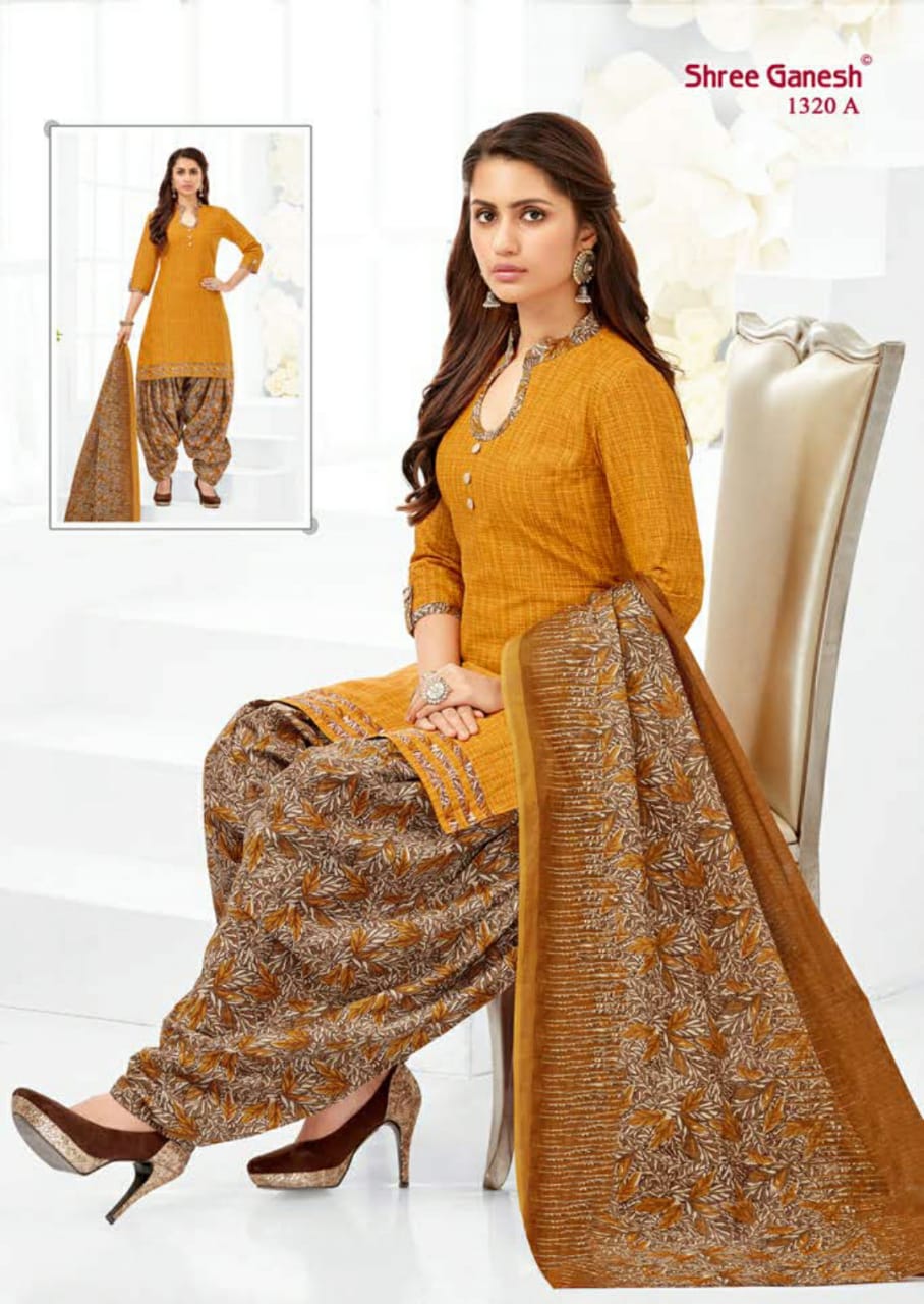Shree Ganesha Kiyara Vol 3 Printed Cotton Dress Material Collection At ...