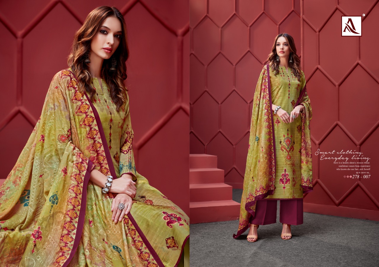 Alok Suits Ikat Digital Printed Cotton Silk Dress Material Collection ...