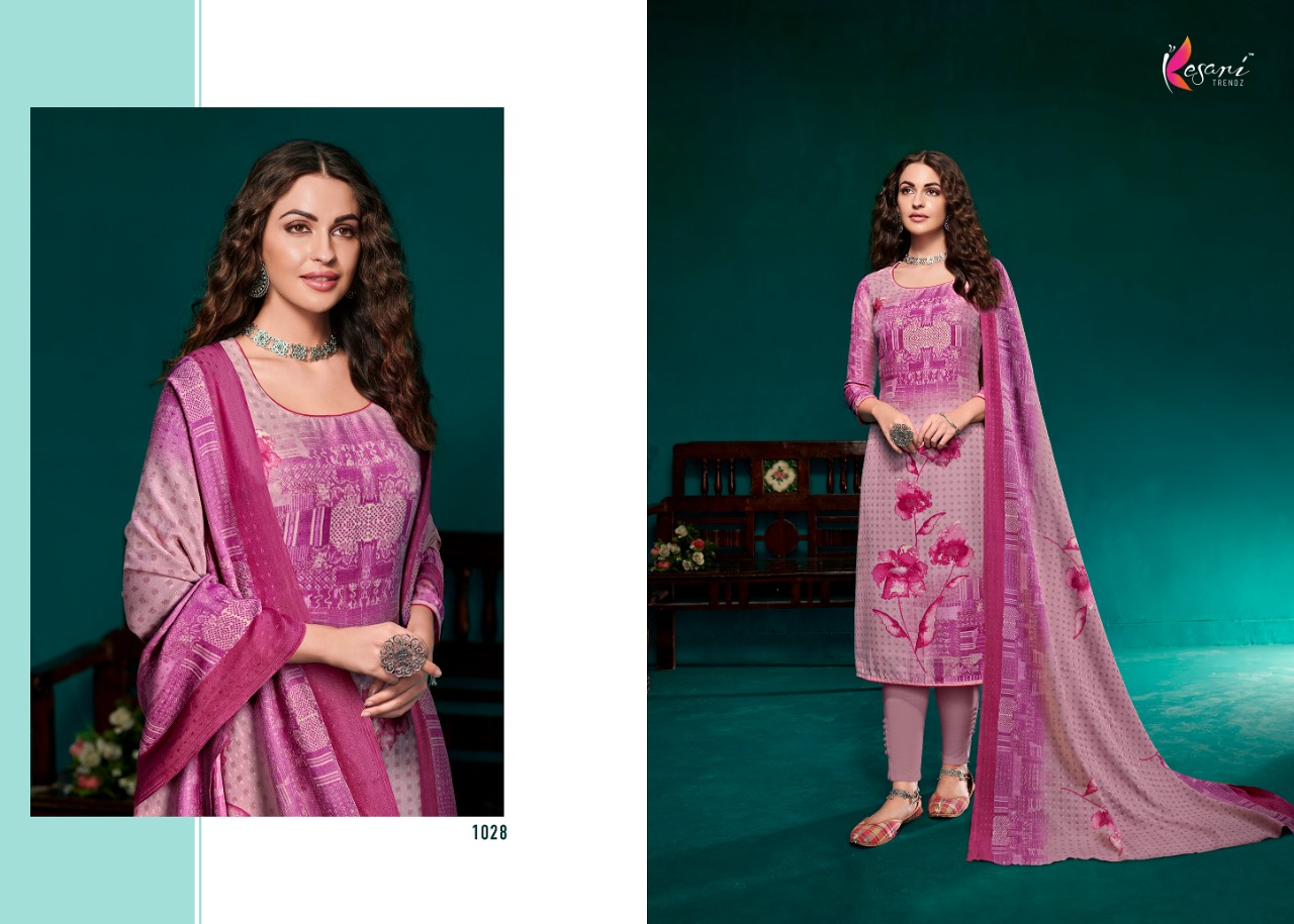 Kesri Trendz I Ball Vol 4 Digital Printed Pure Pashmina Dress Material ...