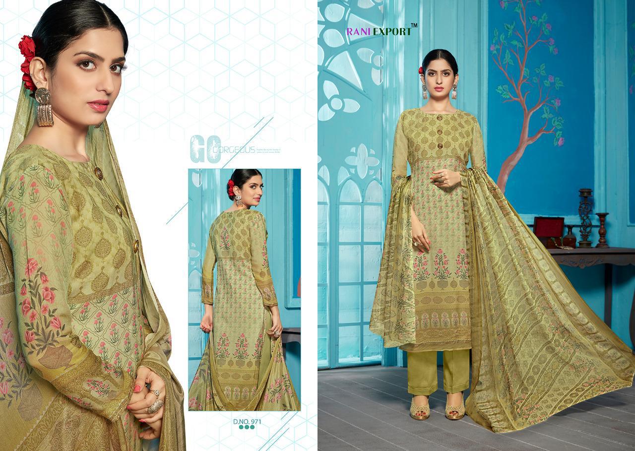 Rani Fashion Roman Pure Glace Cotton Printed Regular Wear Dress ...