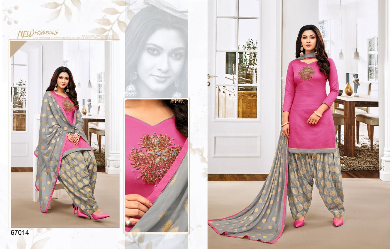 Kapil Trendz Aflatune Vol 10 Soft Silk With Handwork Dress Material At ...