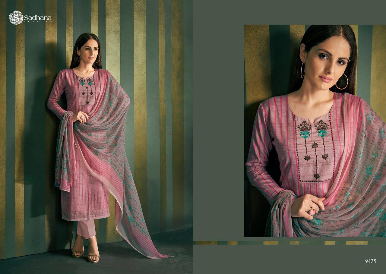 Shadhana Fashion Shadhana Vol 20 Cotton Jam Satin Dress Material At ...