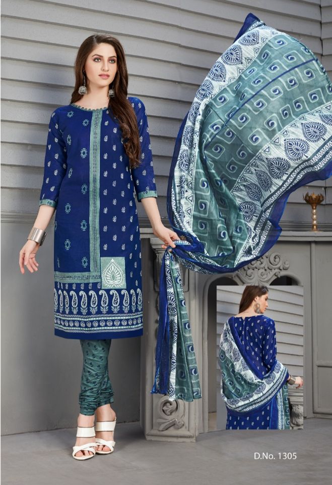 Shree Laxmi Sargam Vol 13 Cotton Printed Regular Wear Dress Material At ...