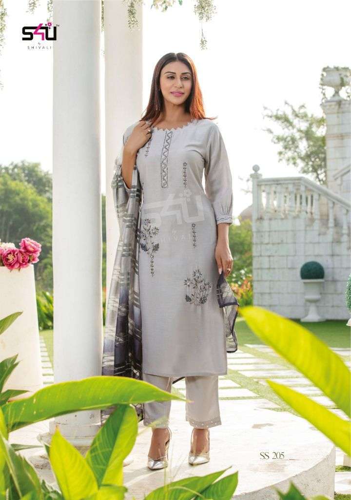 S4u Sunshine Vol 2 Silk With Hand Work Party Wear Suits Collection