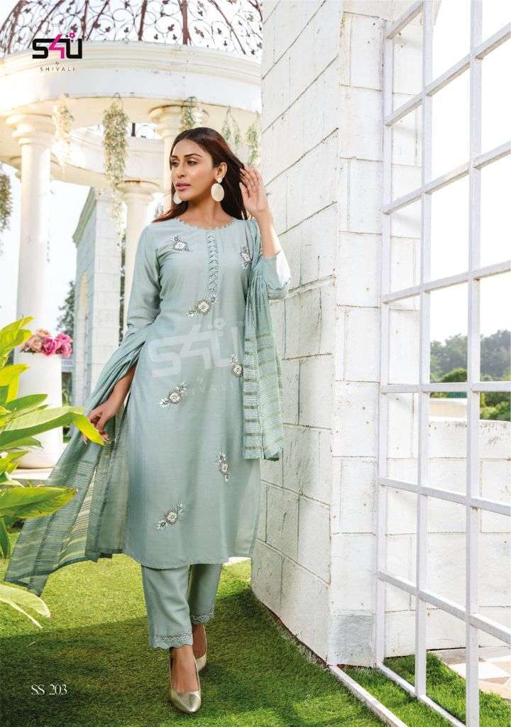 S4u Sunshine Vol 2 Silk With Hand Work Party Wear Suits Collection