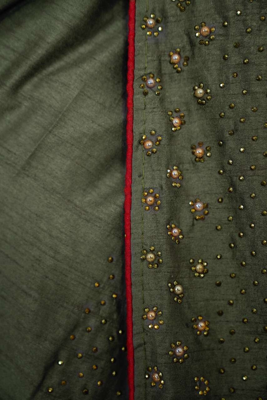 Licious silk with Swaroski & Diamond work party wear saree collection