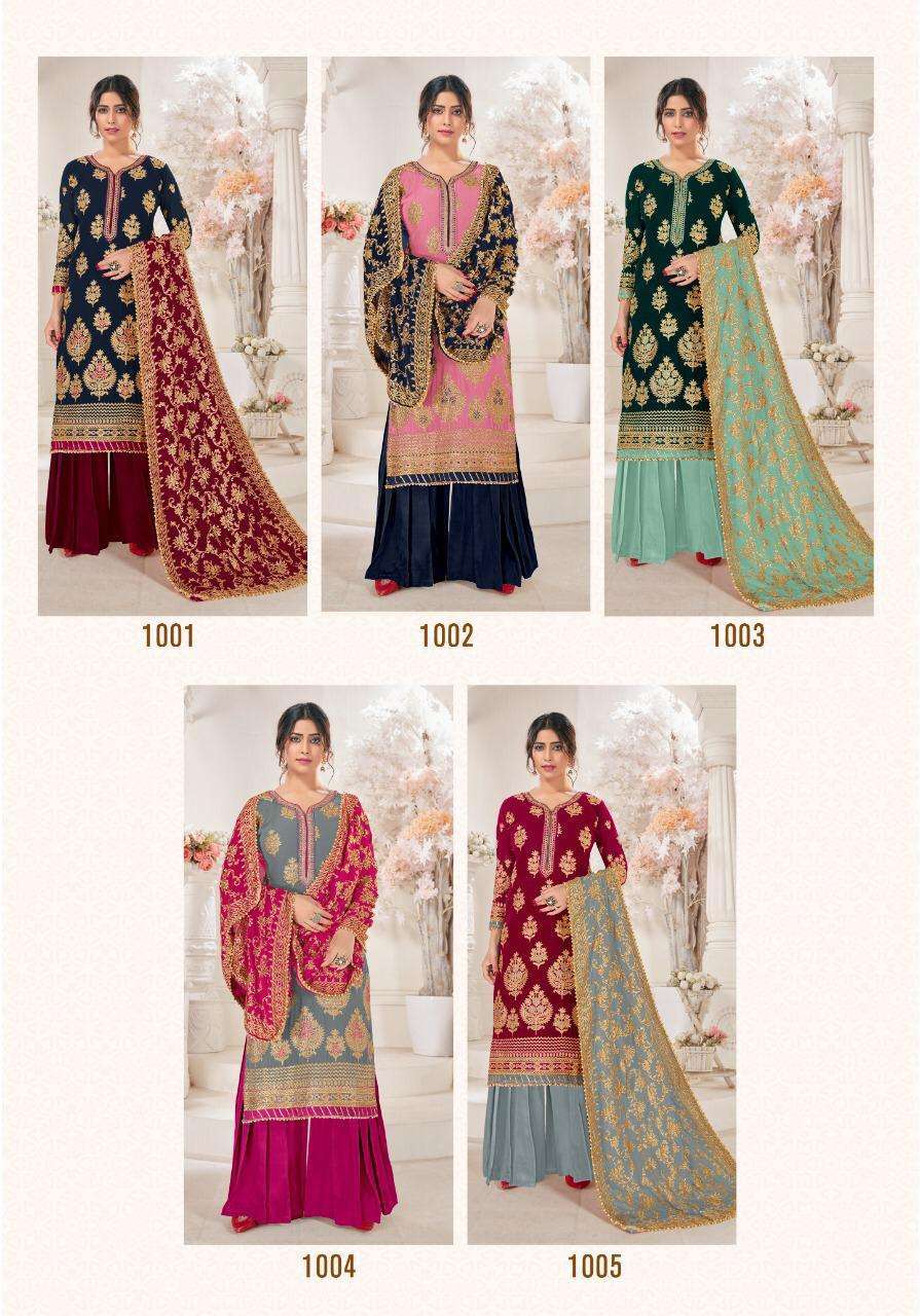 Utsav Gold Georgete With Designer salwar kameez collection