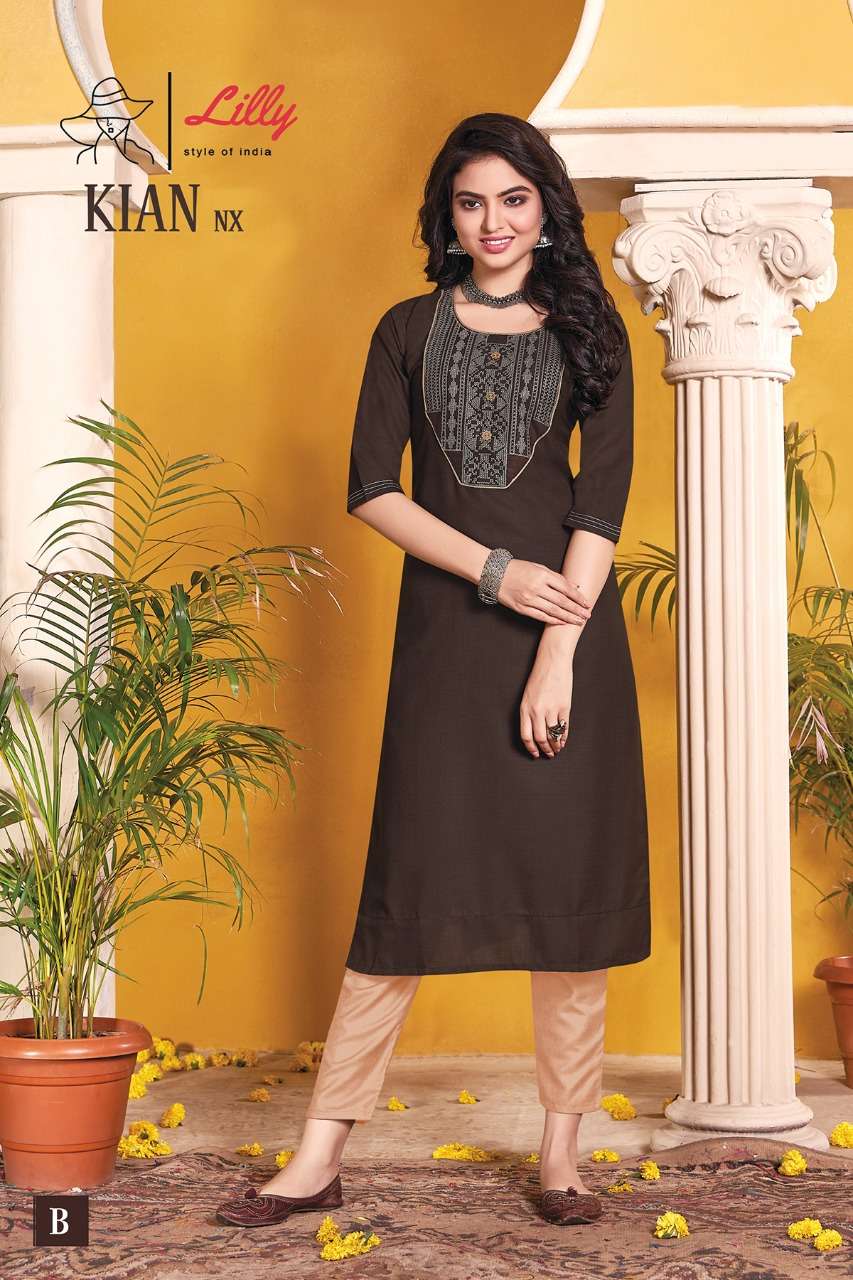 Kian nx cotton regular wear kurti collection