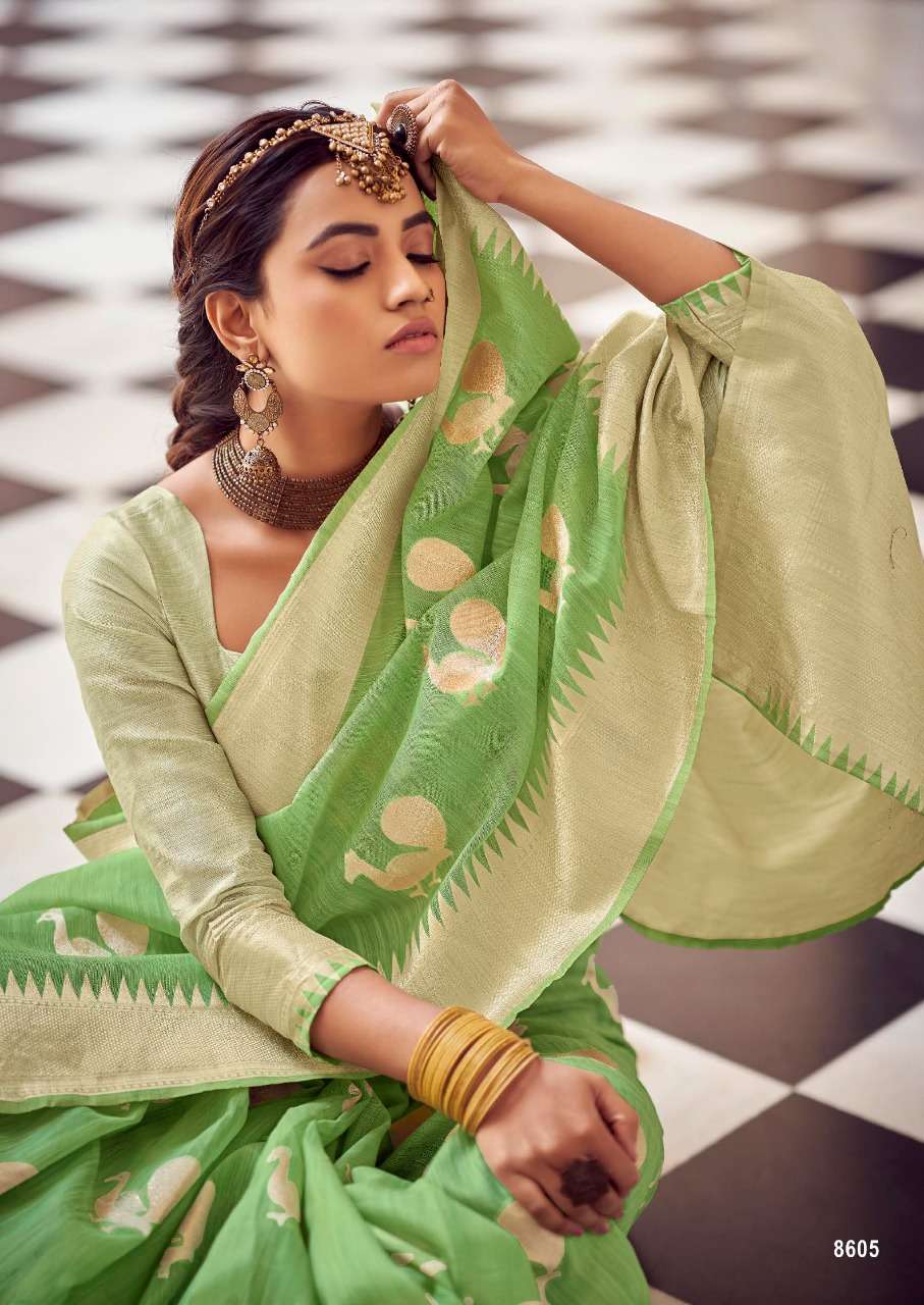 Chhaya Soft Linen with Weaving Design saree collection