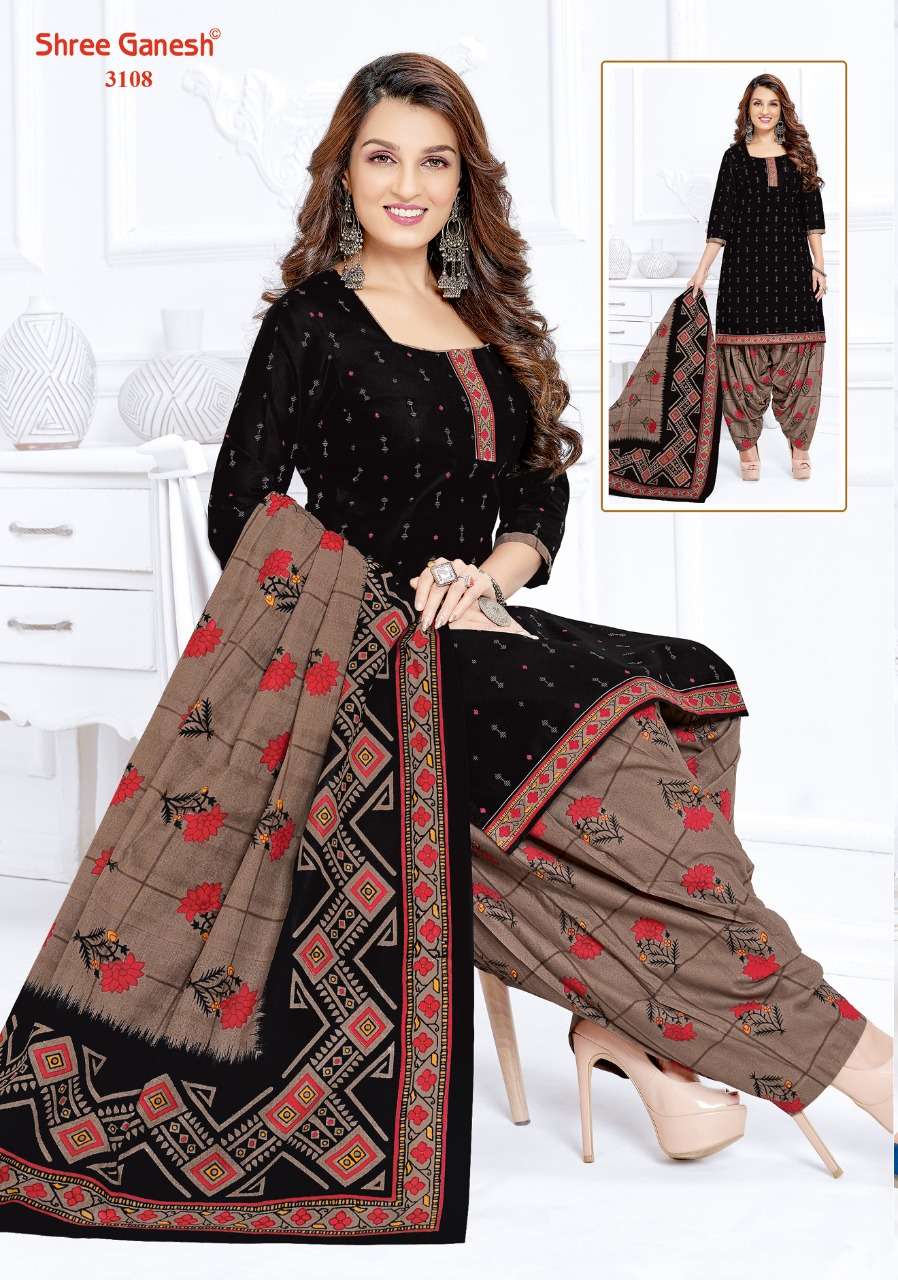 Shree Ganesh Palak Vol 1 Printed Cotton Dress Material at Wholesale Rate