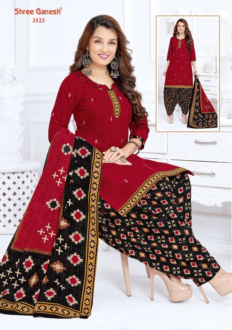 Shree Ganesh Palak Vol 1 Printed Cotton Dress Material at Wholesale Rate