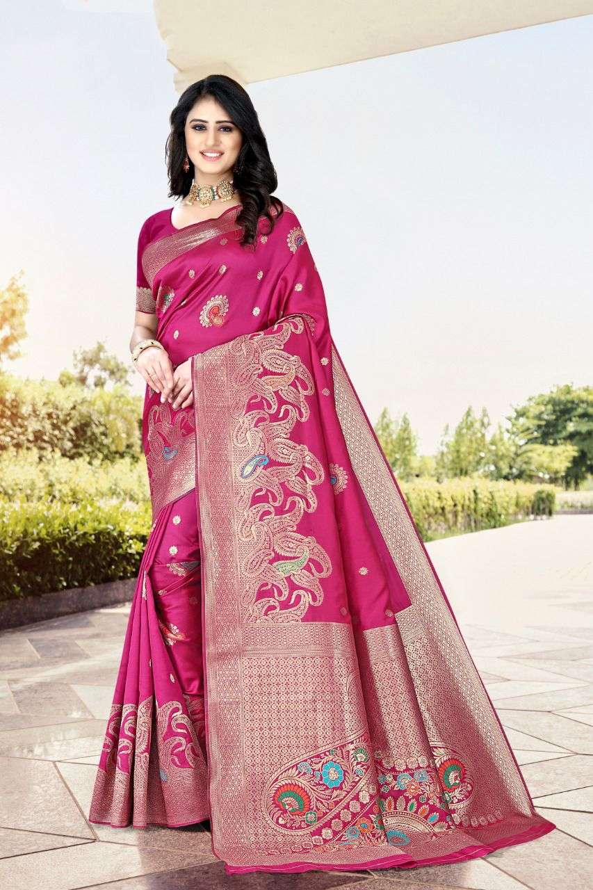 Mitra Vol 2 Banarasi Silk With Weaving Saree Collection