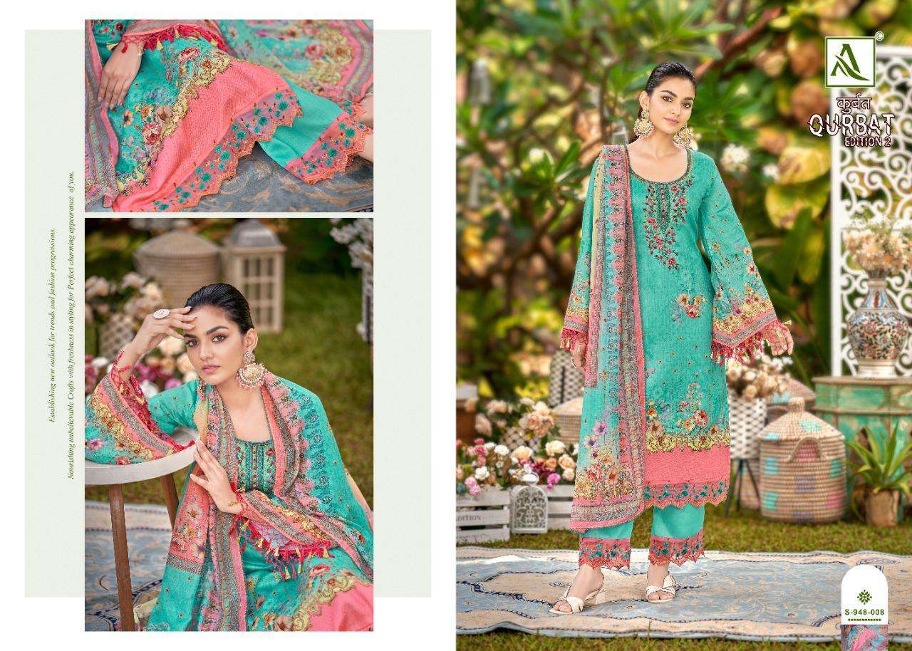 Alok Suits Qurbat Vol 2 Cotton With Fancy Print Summer Wear Collection