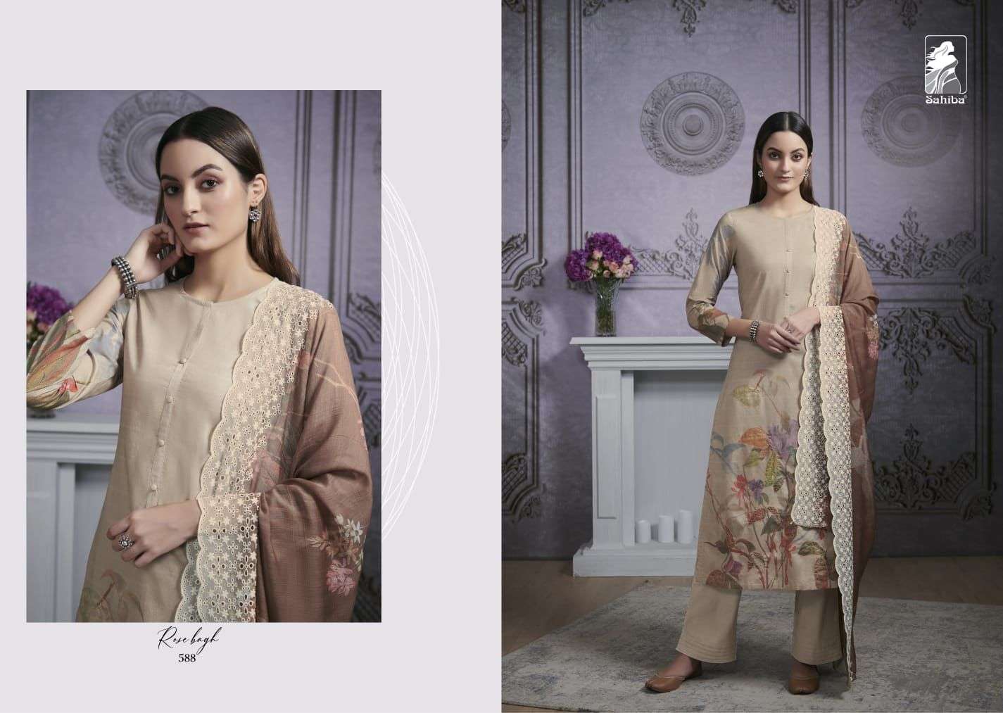 Sahiba Rose bagh Cotton With Digital Print Salwar Kameez collection
