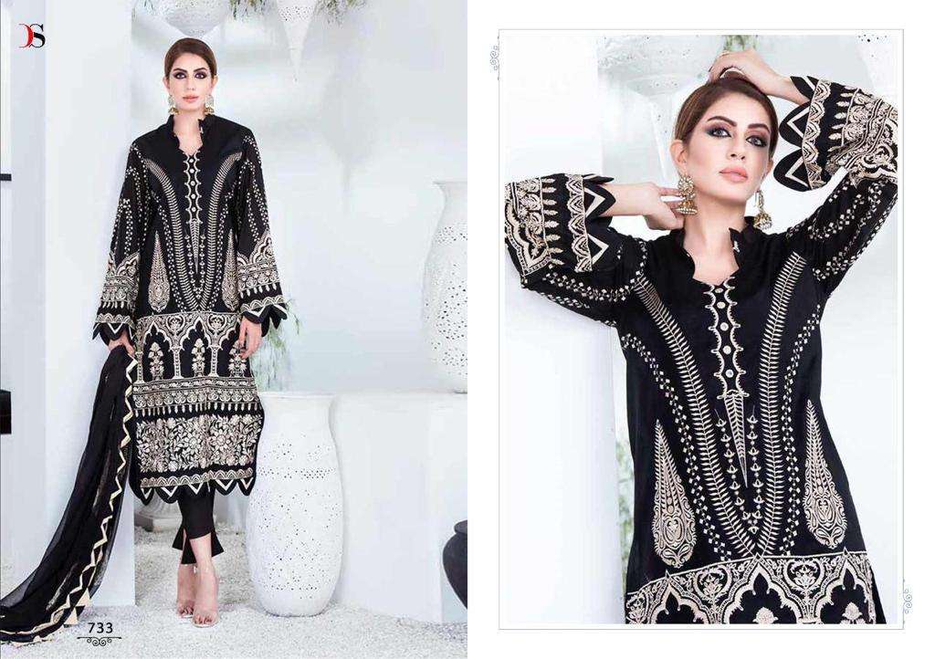 Deepsy Suits Maria B Black Beauty NX Cotton hand work Designer Salwar ...