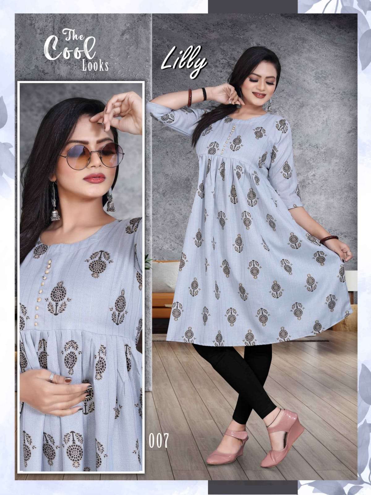 Gaabha Lilly Fancy With Printed Kurti collection