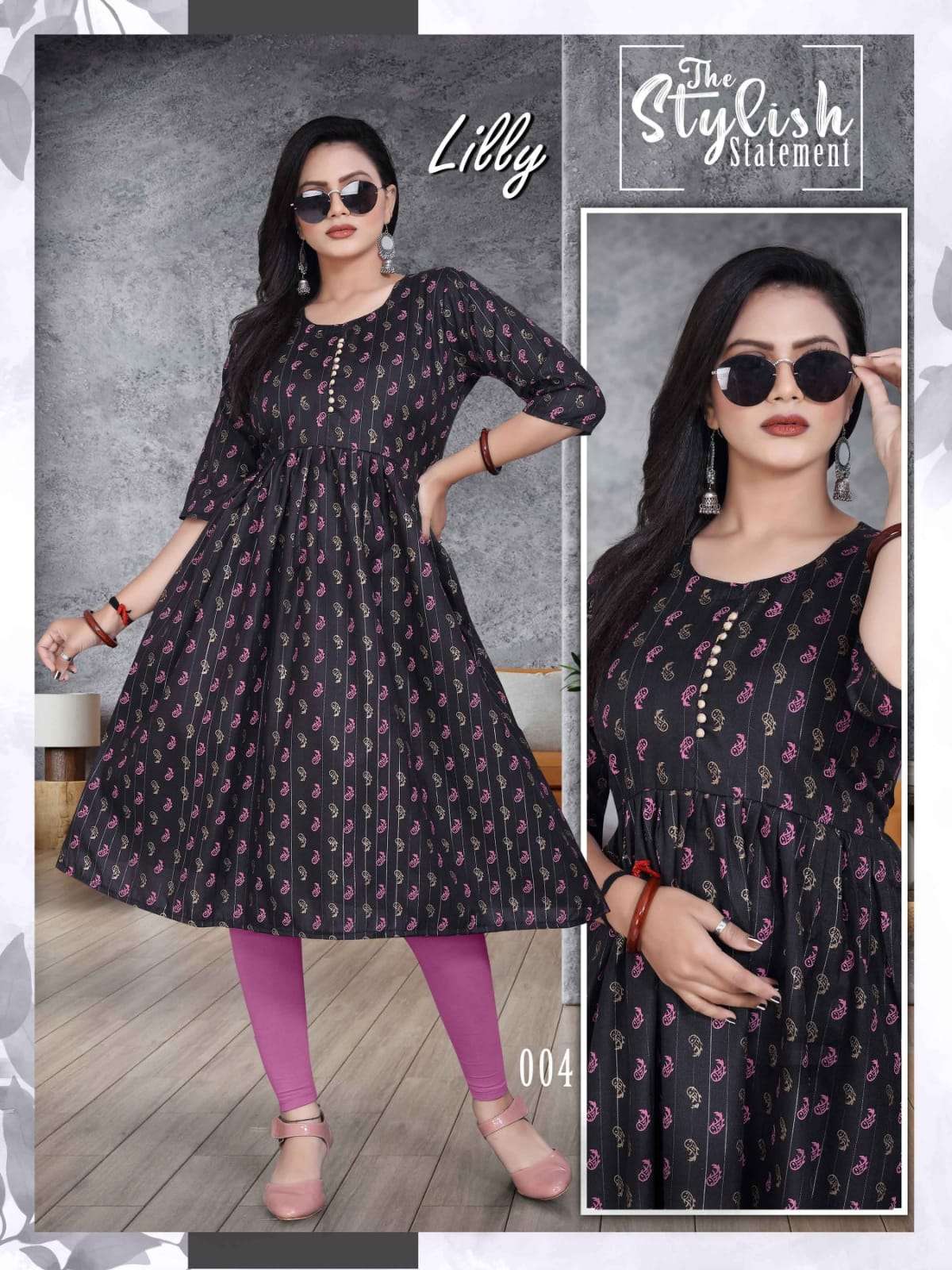 Gaabha Lilly Fancy With Printed Kurti collection