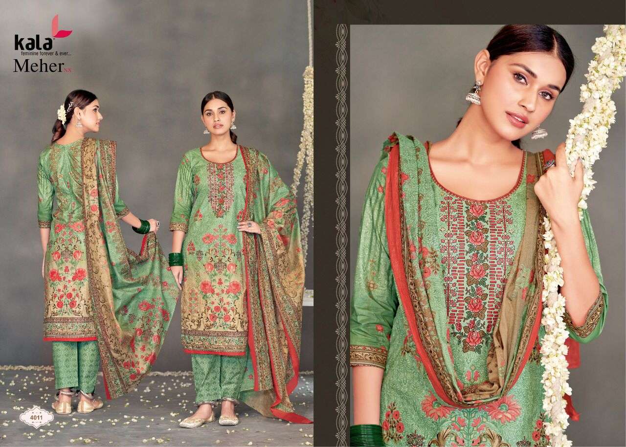 Kala Maher NX Cotton Printed Salwar Kameez collection at wholesale rate