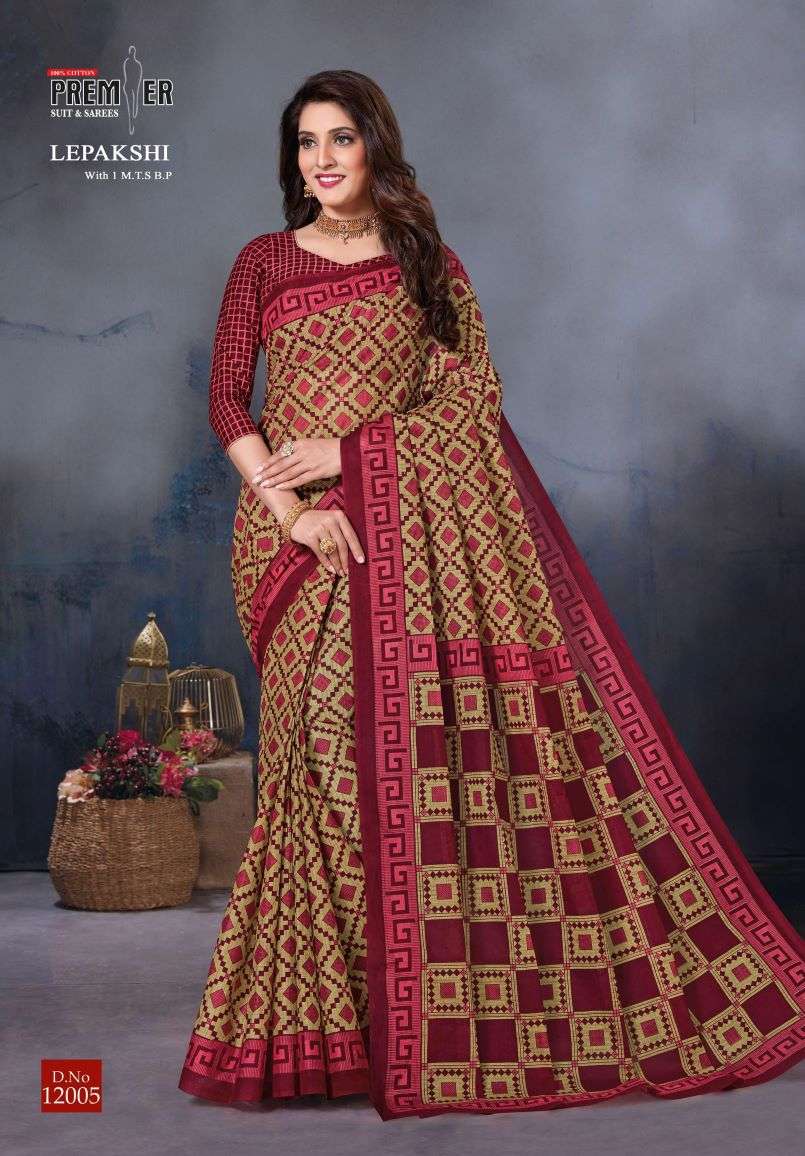 Lepakshi vol 12 Cotton with digital print regular wear saree collection ...