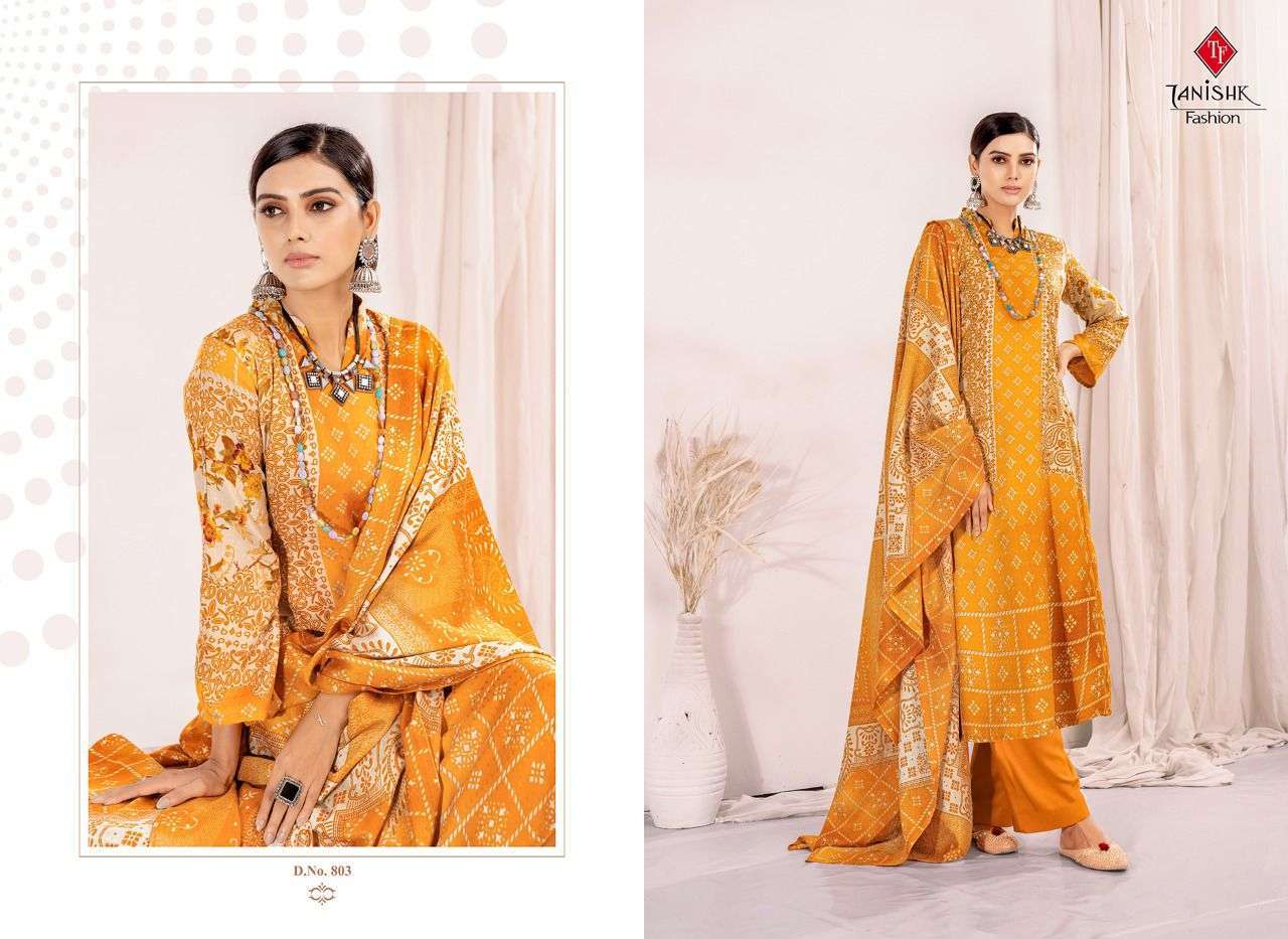 Tanishk Fashion Gulbahar Pashmina silk with printed Winter wear suits ...