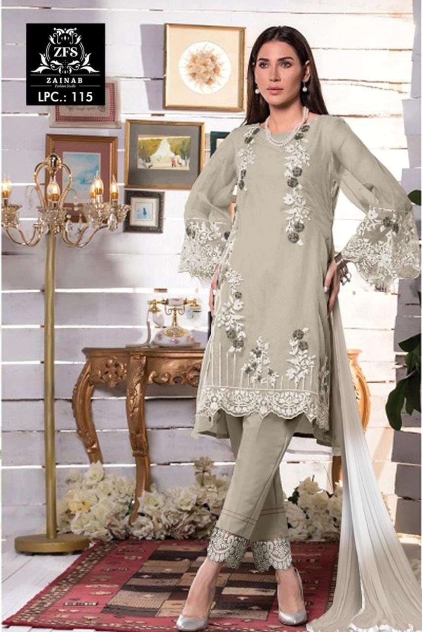 ZAINAB VOL 115 PURE GEORGETTE READYMADE SALWAR SUITS AT WHOLESALE PRICE