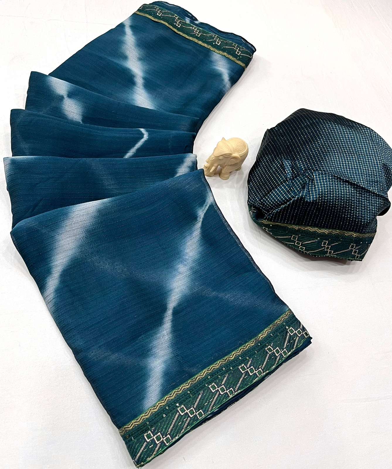 Lt fabrics Kashvi Creation FARMAISH Georgette with Jodhpuri Hand ...