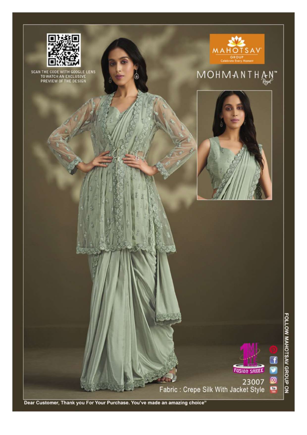 Mahotsav Mohmanthan 23000 Series La Belle fancy Look Designer Saree ...