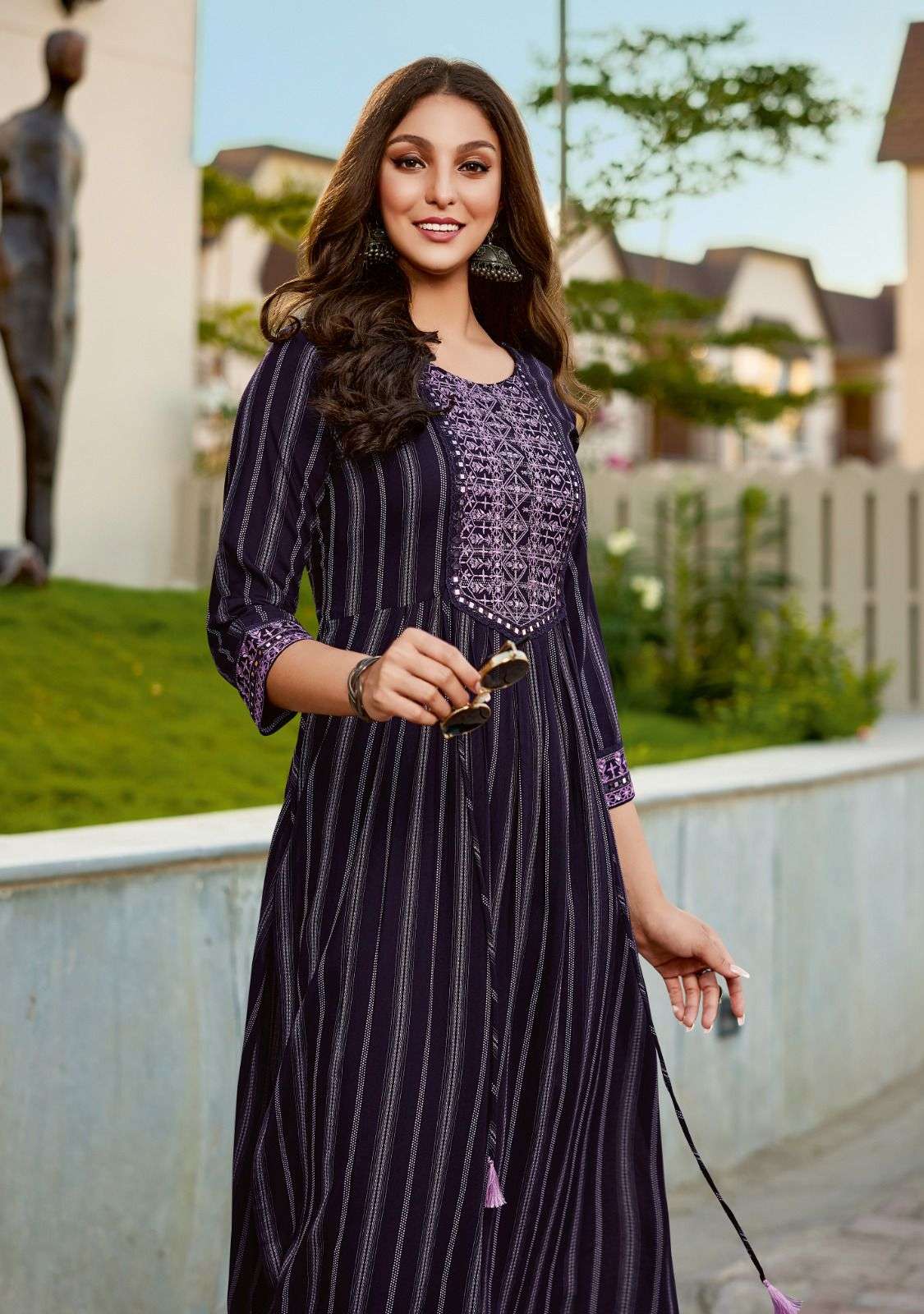 Ladies Flavour Status Rayon with Linning design Kurti collection