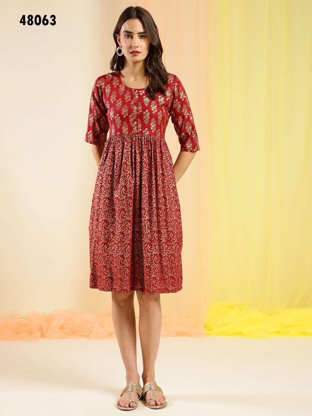 Poonam vol 2 Cotton with weaving design fancy kurti collection