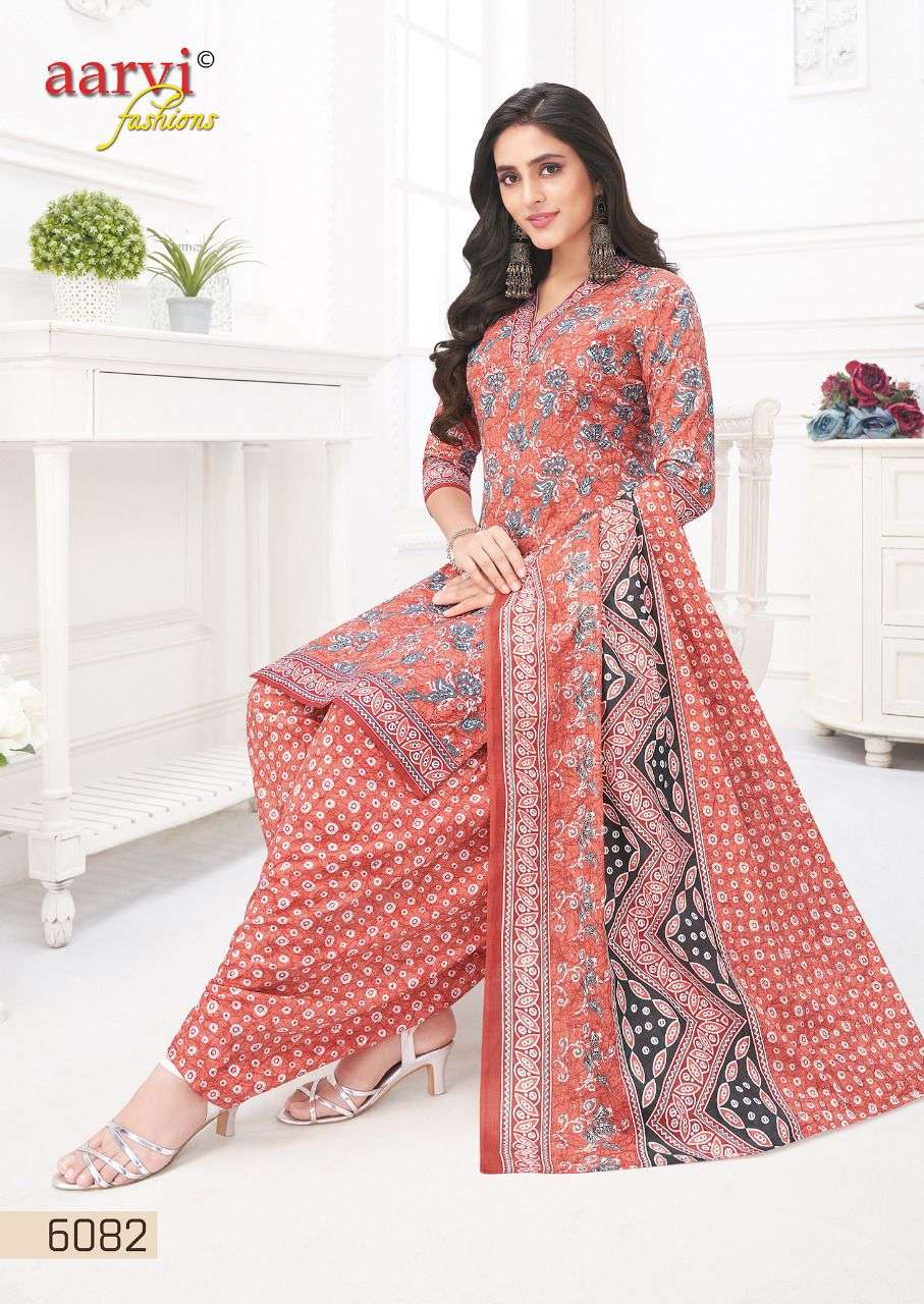 AARVI SPECIAL PATIYALA VOL-18 cotton with printed Dress material ...
