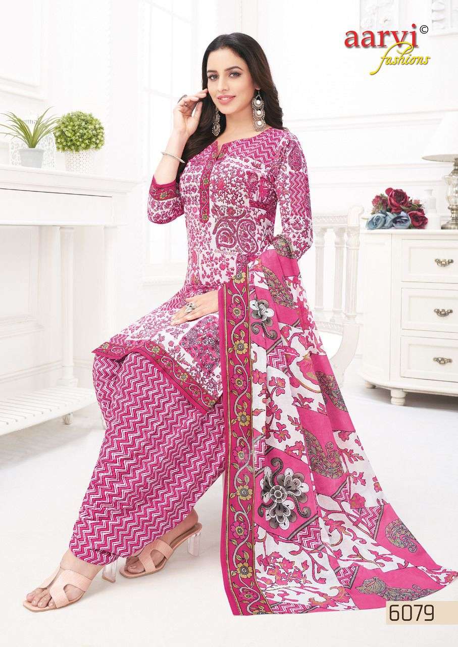 AARVI SPECIAL PATIYALA VOL-18 cotton with printed Dress material ...