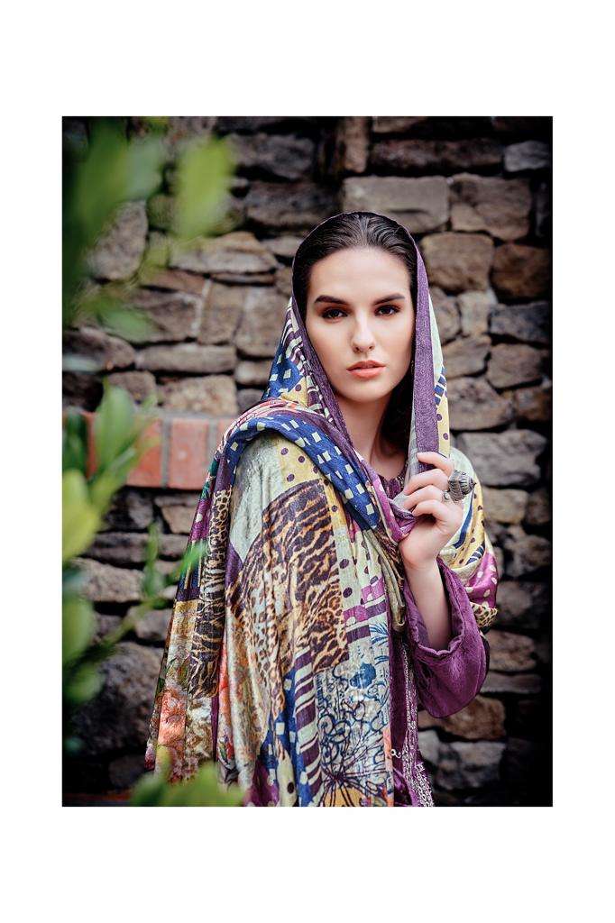 Aiqa Qataar Velvet With Fancy Winter Function special Salwar kameez ...
