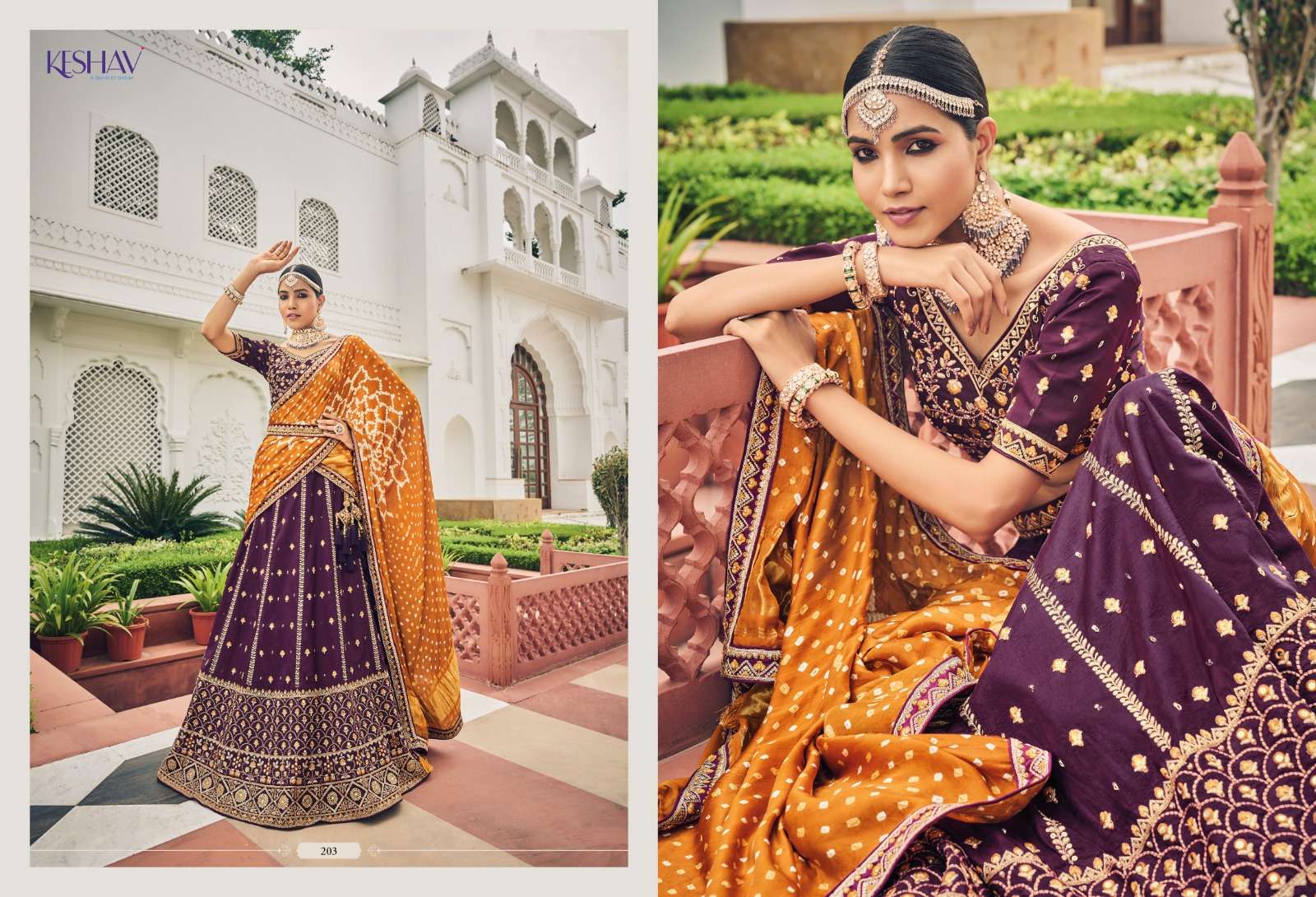 KESHAV VOL 2 Silk with royal look designer lehenga choli collection at ...