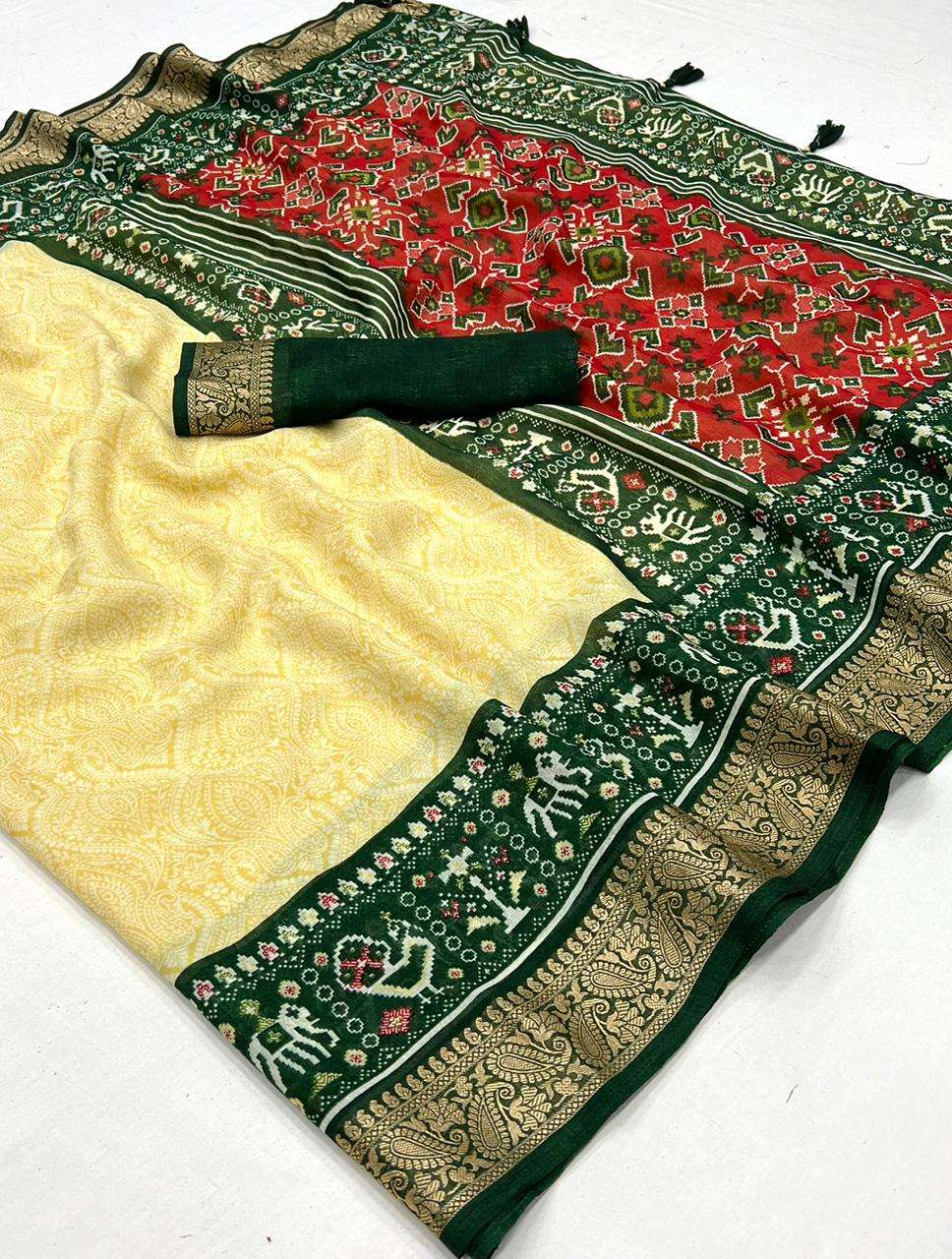 Lt fabrics kashvi Creation Rajlaxmi Matka Silk With Patola Design ...