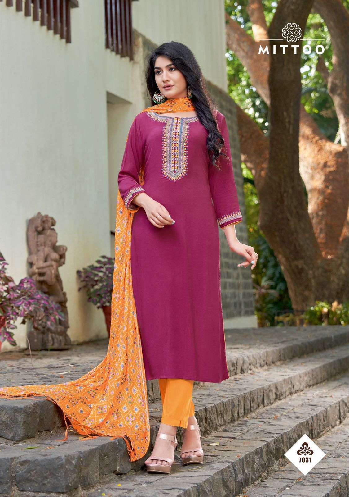 mittoo present bansri vol 4 RAYON WITH FANCY READYMADE SUITS COLLECTION ...
