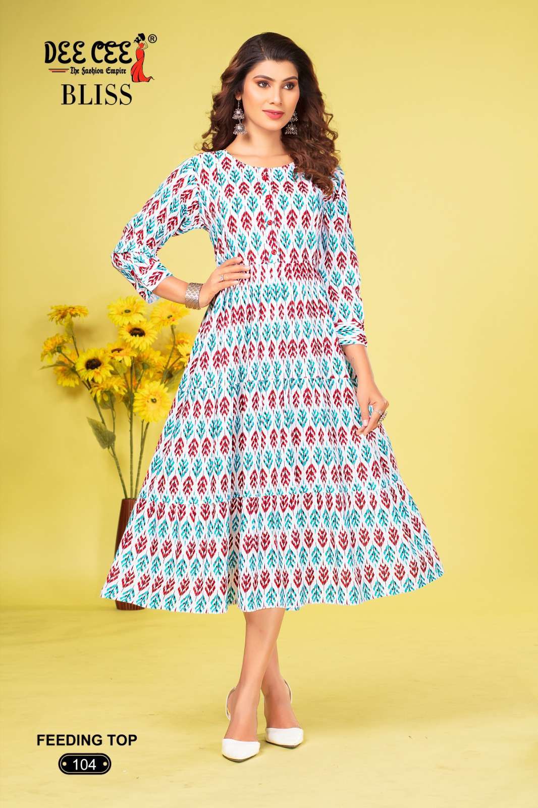 Dee Cee Bliss Fancy RaYON WITH FEEDING KURTI COLLECTION AT BEST RATE