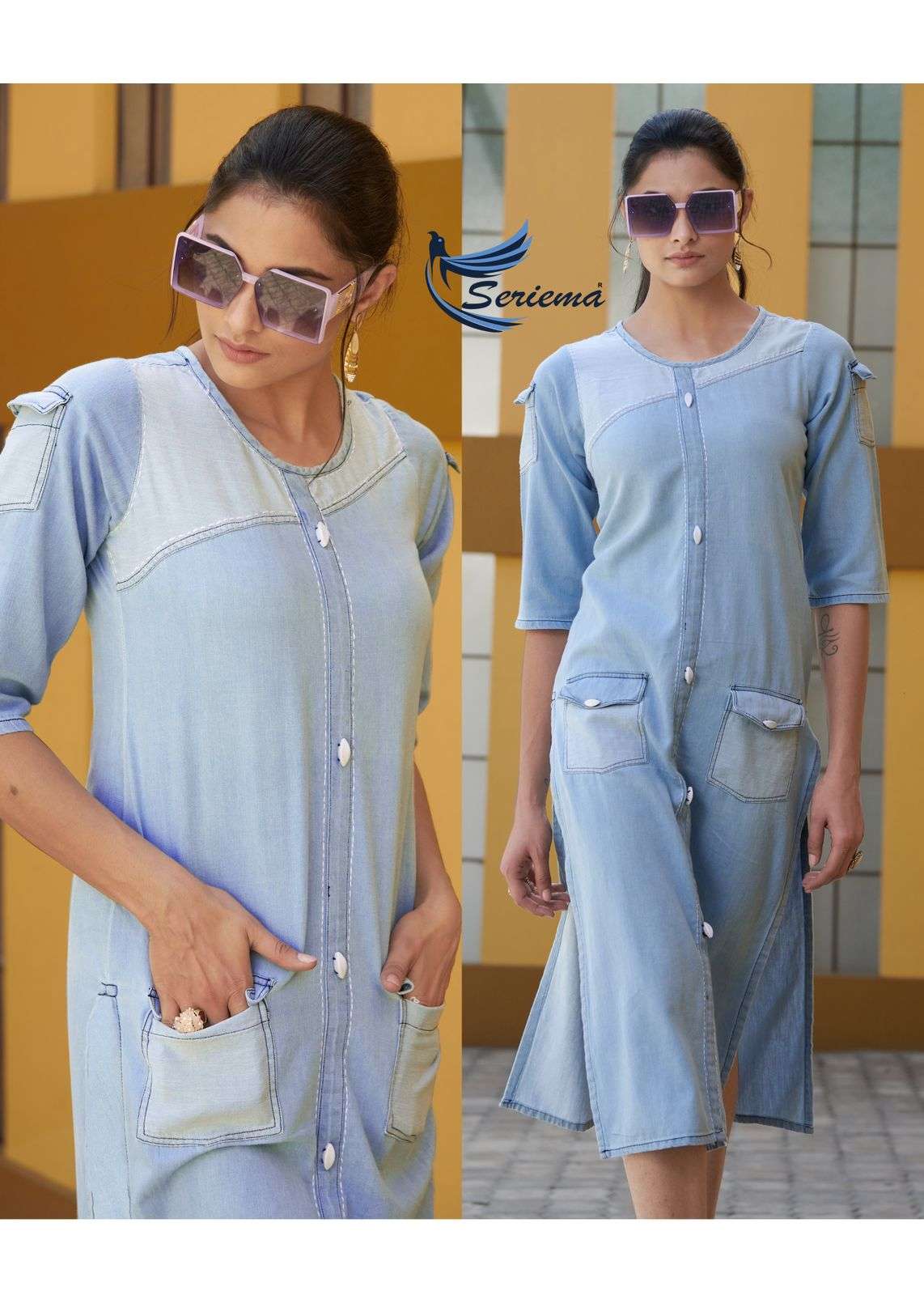 SERIEMA KUMB CAPTURE VOL 6 COTTON WITH FNACY LOOK KURTI COLLECITON AT ...
