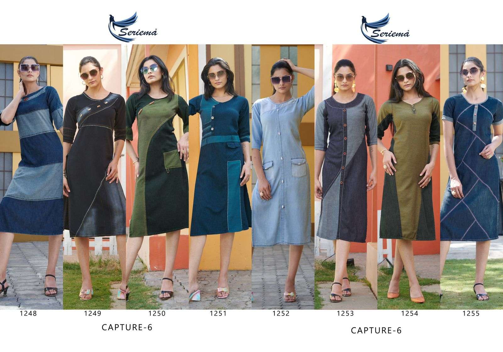 SERIEMA KUMB CAPTURE VOL 6 COTTON WITH FNACY LOOK KURTI COLLECITON AT ...